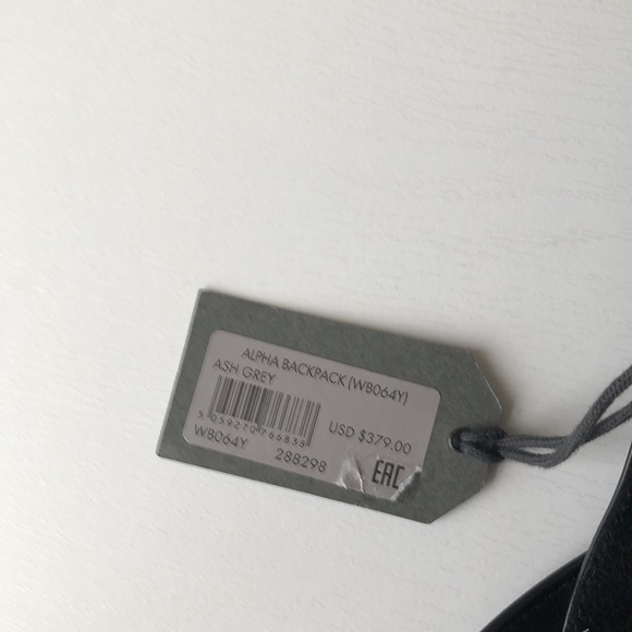 All Saints Alpha Leather Backpack (NWT) - Picture 10 of 10